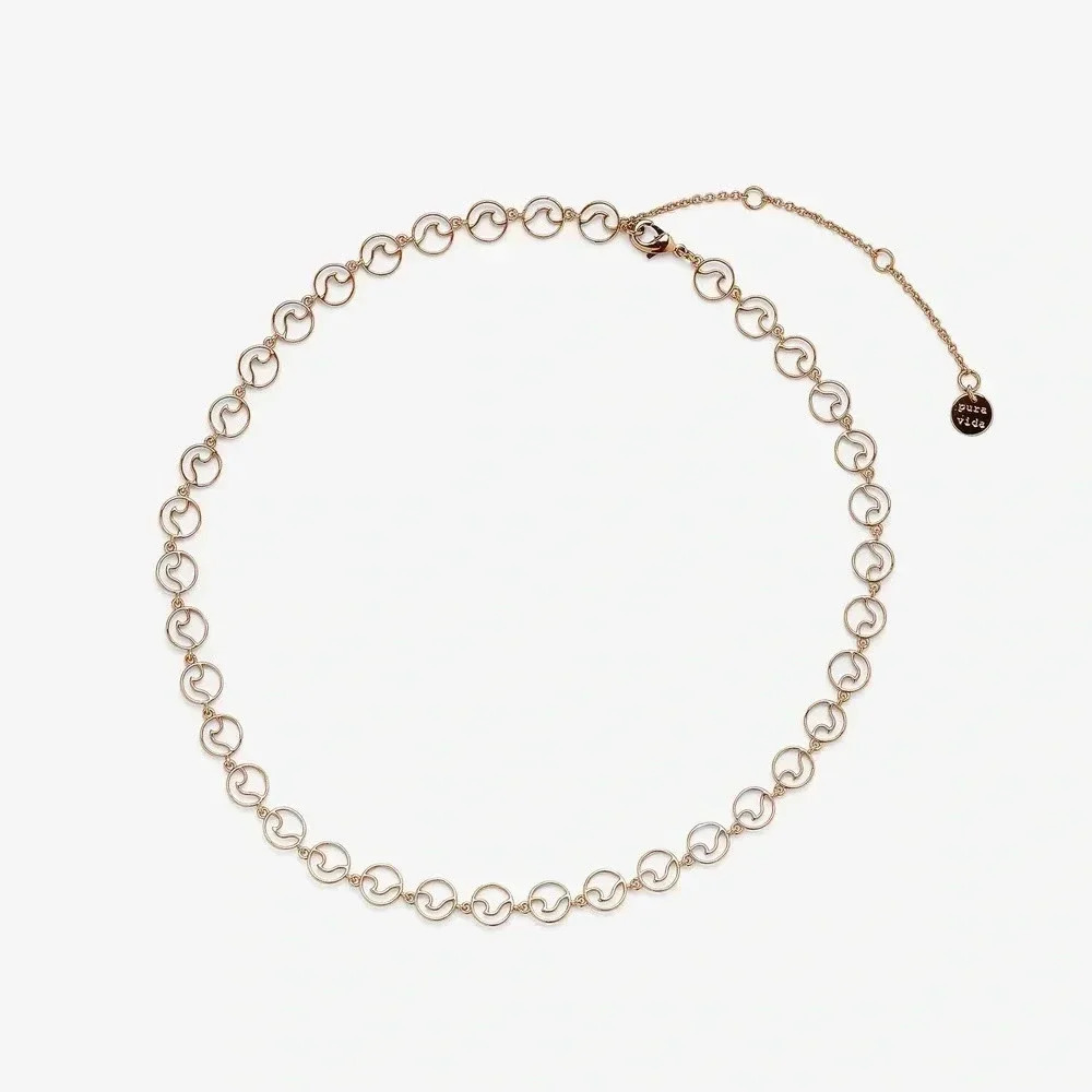 PURA VIDA MINI WAVE CHAIN ANKLET